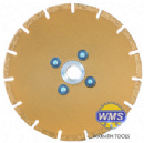 VACUUM BRAZED DIAMOND BLADE WITH FLANGE