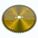 Wood cutting disc saw blades with slient line